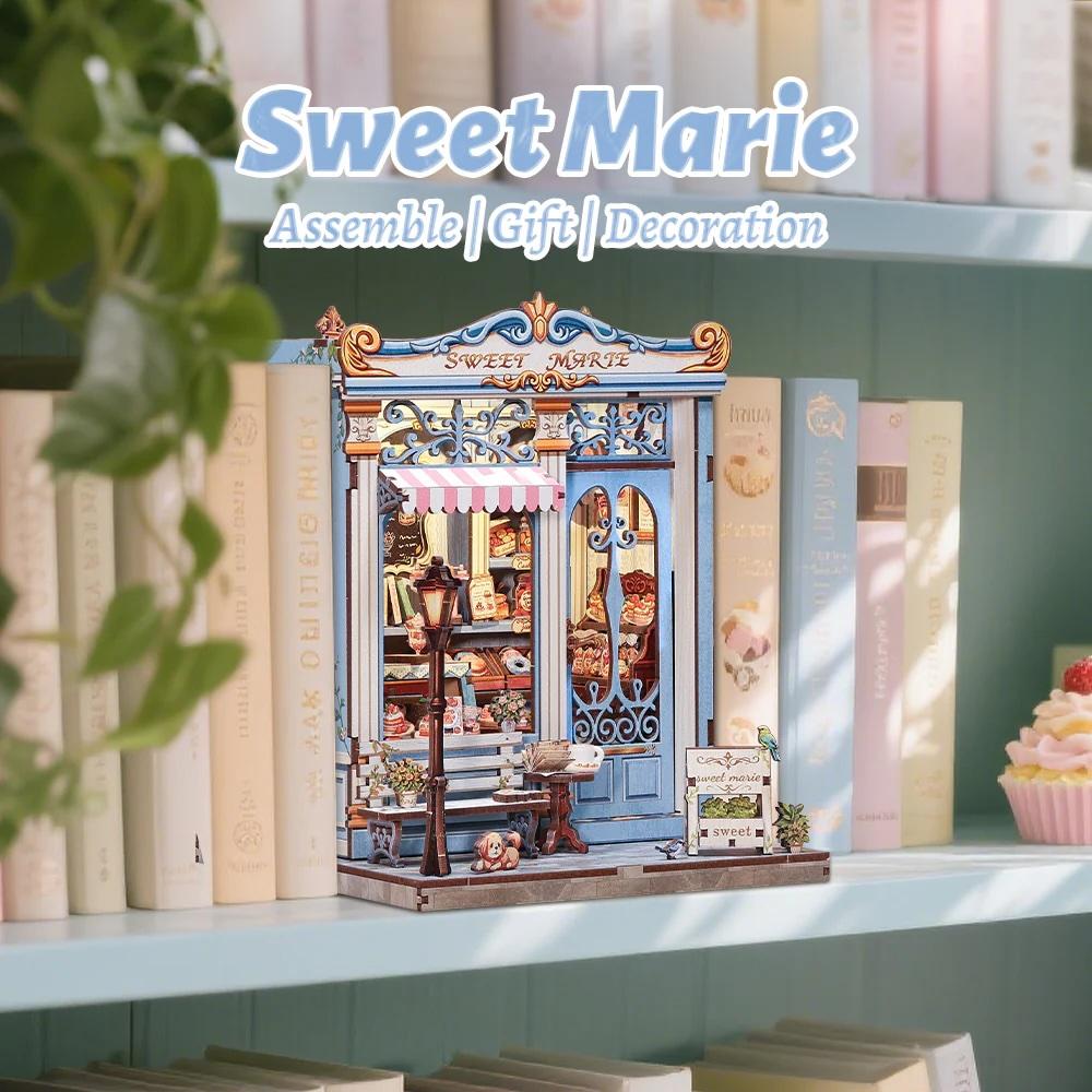 MINIATURE HOUSE - DIY- La Fleur Bleue d'Anna - 255pc + Eclairage LED