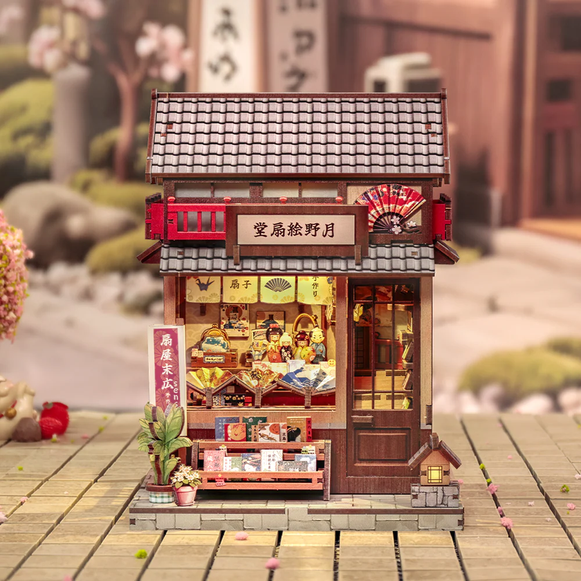 MINIATURE HOUSE - DIY- Tsukino Eogi-Dou - 224pc + Eclairage LED