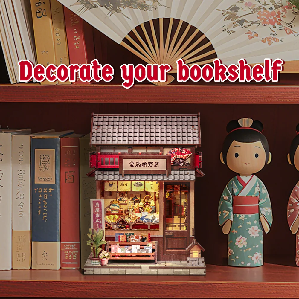 MINIATURE HOUSE - DIY- Tsukino Eogi-Dou - 224pc + Eclairage LED