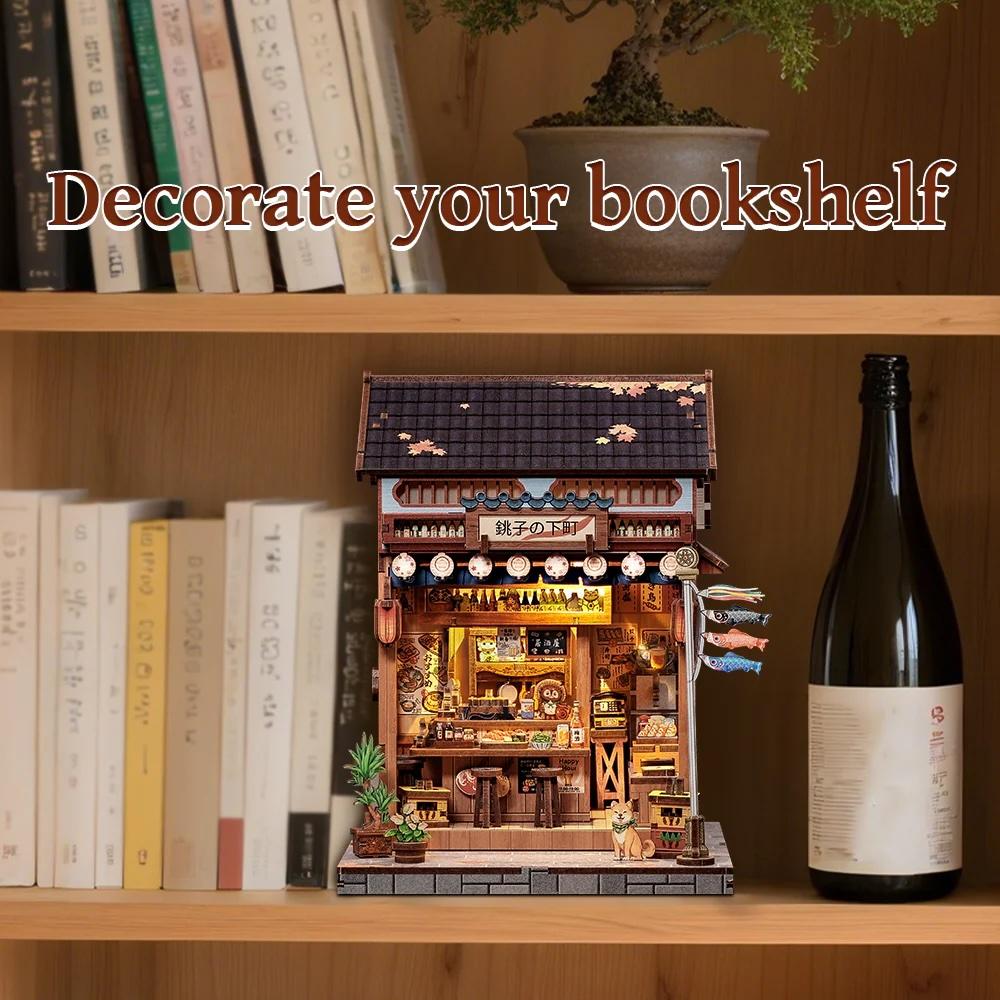 MINIATURE HOUSE - DIY- Choshi no Shitamachi - 218pc + Eclairage LED