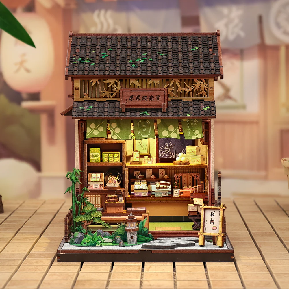MINIATURE HOUSE - DIY- Kanmi-Dokoro Kurihara - 227pc + Eclairage LED
