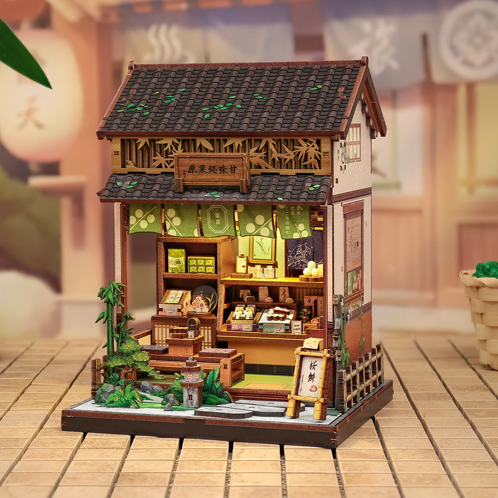 MINIATURE HOUSE - DIY- Kanmi-Dokoro Kurihara - 227pc + Eclairage LED
