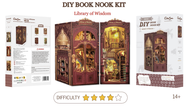 BOOK NOOK KIT - DIY - Librairie de la Sagesse - 281pc + Eclairage LED