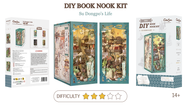BOOK NOOK KIT - DIY - La Vie de Su Dongpo - 280pc + Eclairage LED