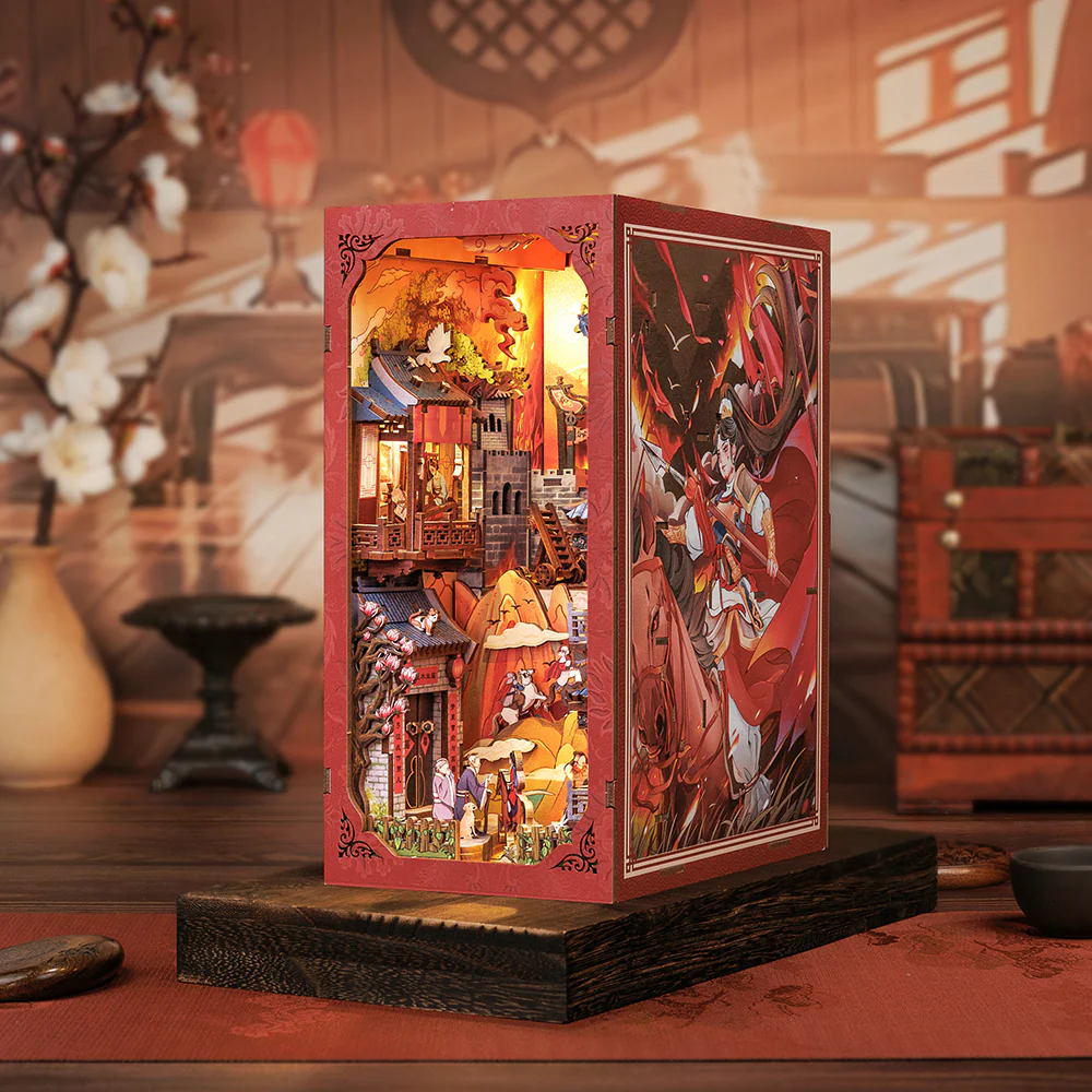 BOOK NOOK KIT - DIY - La Légende de Mulan - 298pc + Eclairage LED