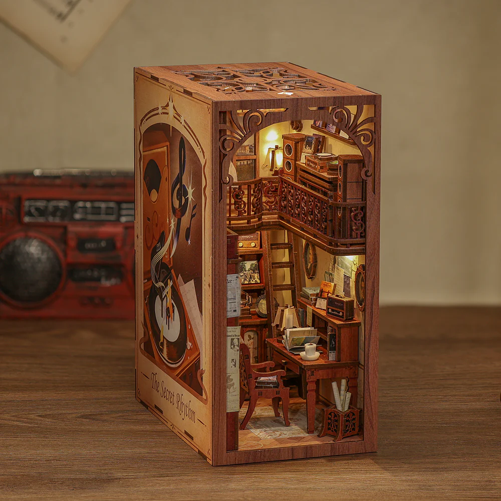 BOOK NOOK KIT - DIY - Le Rythme Secret - 355pc + Eclairage LED