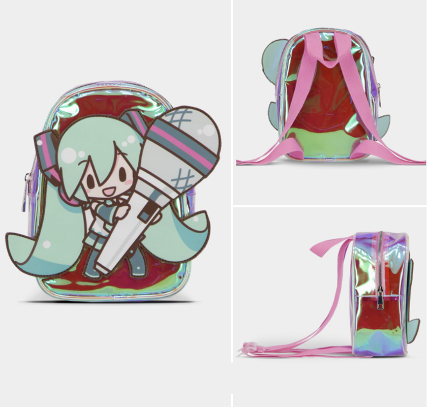 HATSUNE MIKU - Mini Sac à Dos 'Shiny' - 23x 16,5x 9,5cm