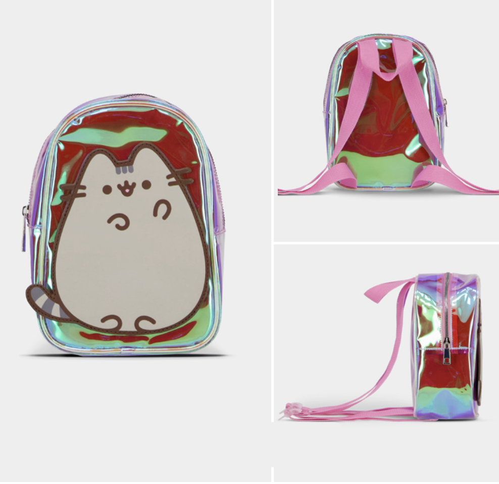 PUSHEEN - Mini Sac à Dos 'Shiny' - 23x 16,5x 9,5cm