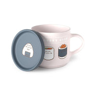 PUSHEEN - Sushi Lover - Set de Mug 420ml + dessous de Tasse