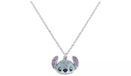 STITCH - Head - Collier avec Pendentif Serti de Pierres 16mm
