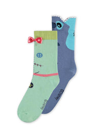 STITCH & SCRUMP - Pack de 2 paires de chaussettes (T39-42)