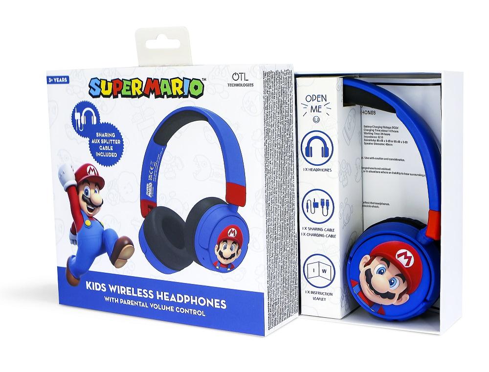 NINTENDO - Junior Wireless Headphone - Super Mario