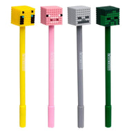 MINECRAFT - Animaux - Stylo à Gel Effaçable (Display de 24pcs)