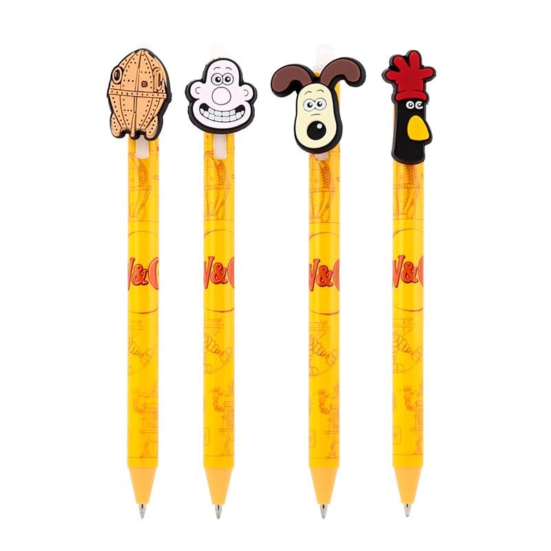 WALLACE & GROMIT - Stylo à Gel Effaçable (Display de 36pcs)