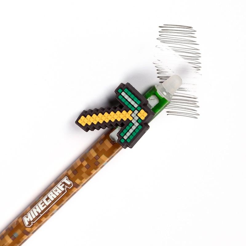 MINECRAFT - Outils - Set de 8 Stylos à Gel Effaçable Head Topper