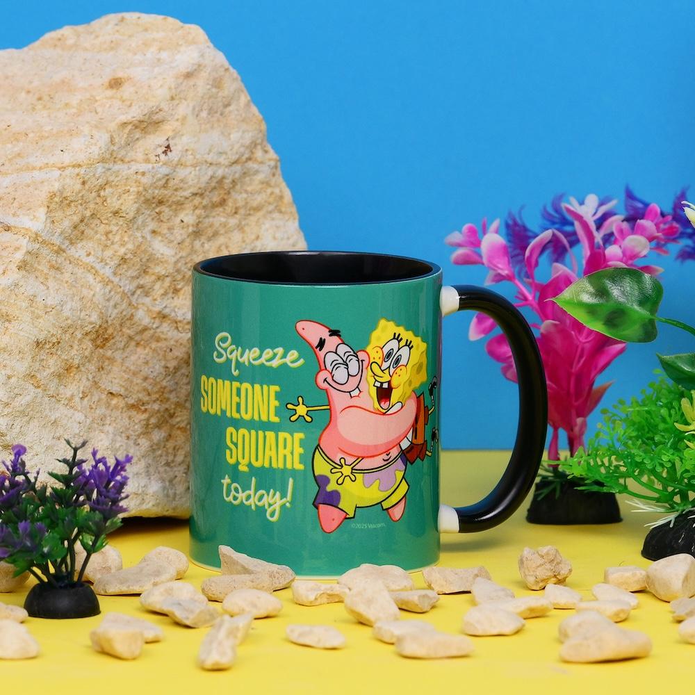 BOB L'EPONGE - Hug - Mug Interieur Coloré 325ml