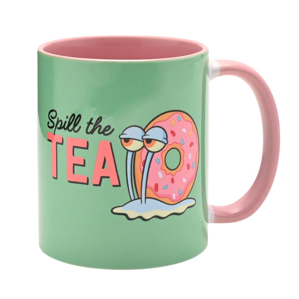 BOB L'EPONGE - Spill the Tea - Mug Interieur Coloré 325ml