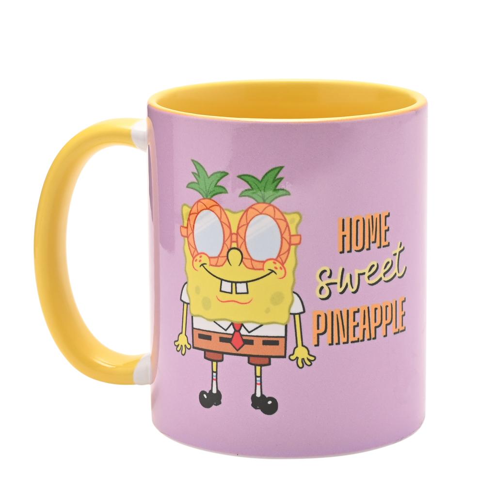 BOB L'EPONGE - Home Sweet Pineapple - Mug Interieur Coloré 325ml