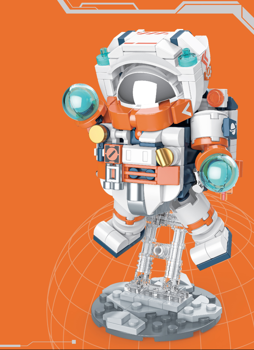POP SERIES - Kit de Construction - Astronaute Interstellaire - 302pc