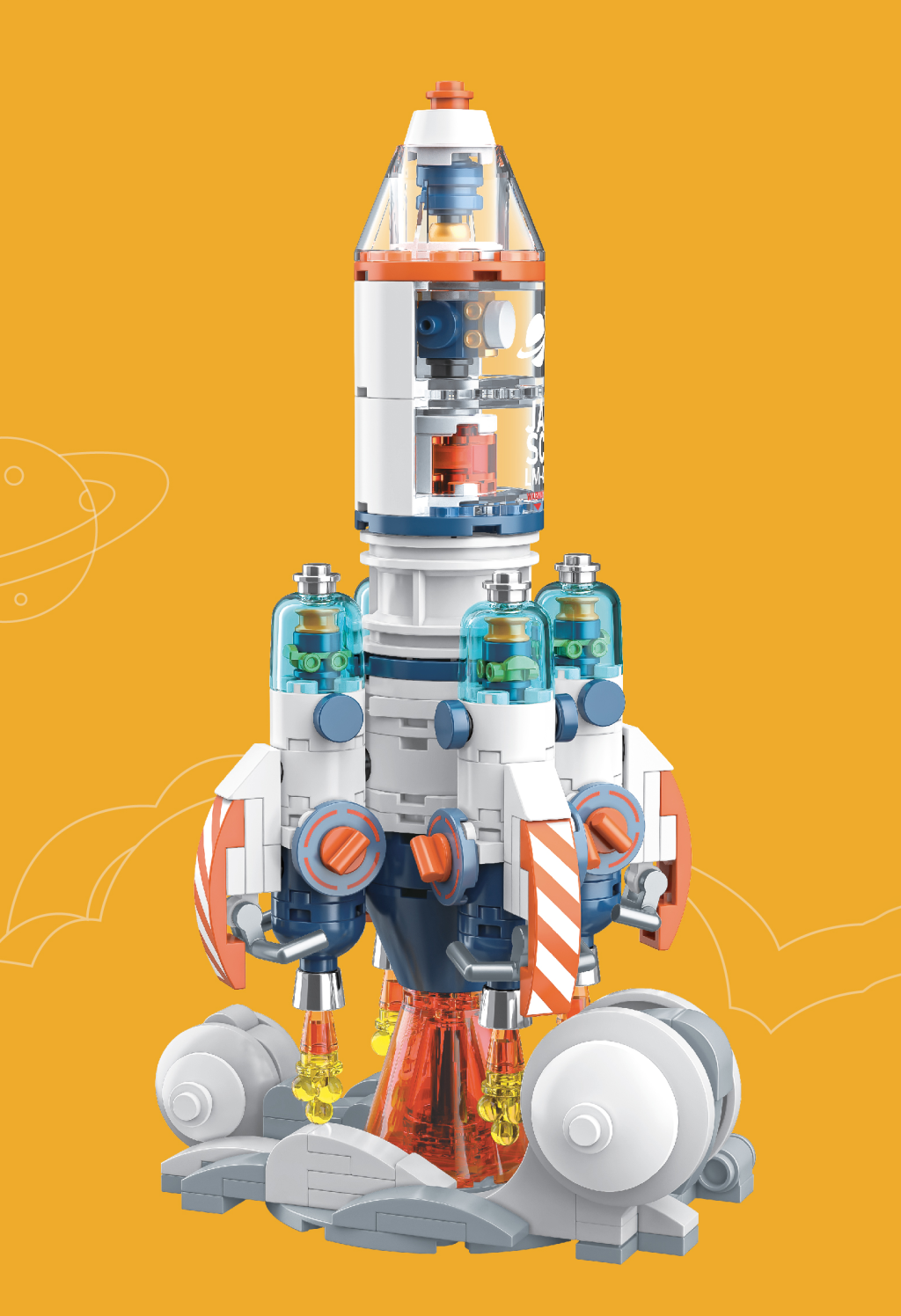 POP SERIES - Kit de Construction - Fusée exploration spatiale - 294pc