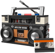 POP SERIES - Kit de Construction - Radio Cassette Boombox 1988 - 168pc