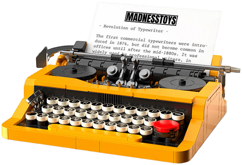 POP SERIES - Kit de Construction - Machine à Ecrire 1980 - 254pc