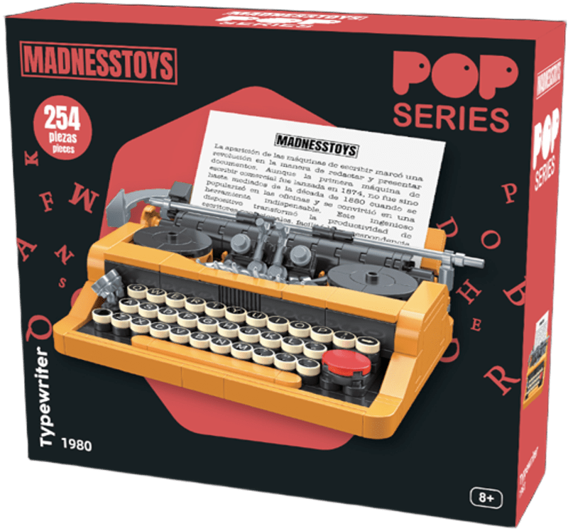 POP SERIES - Kit de Construction - Machine à Ecrire 1980 - 254pc
