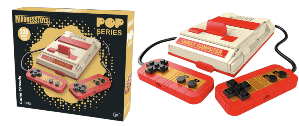 POP SERIES - Kit de Construction - Console de Jeux Vidéo 1983 - 228pc