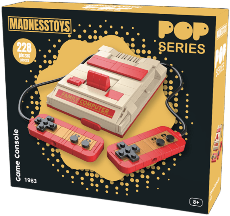 POP SERIES - Kit de Construction - Console de Jeux Vidéo 1983 - 228pc