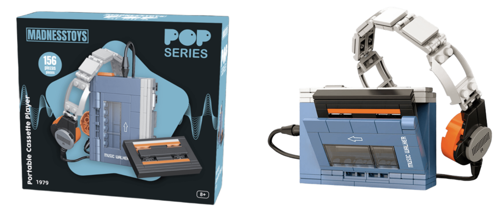 POP SERIES - Kit de Construction - Balladeur Cassette 1979 - 156pc