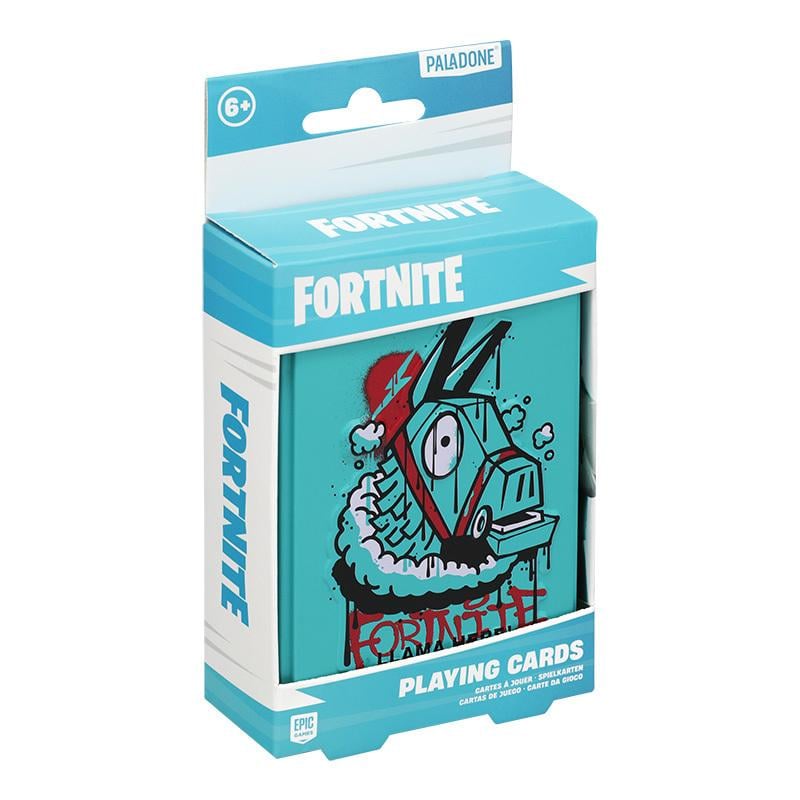 FORNITE - Llama here! - Jeu de Cartes dans une Boite en Métal