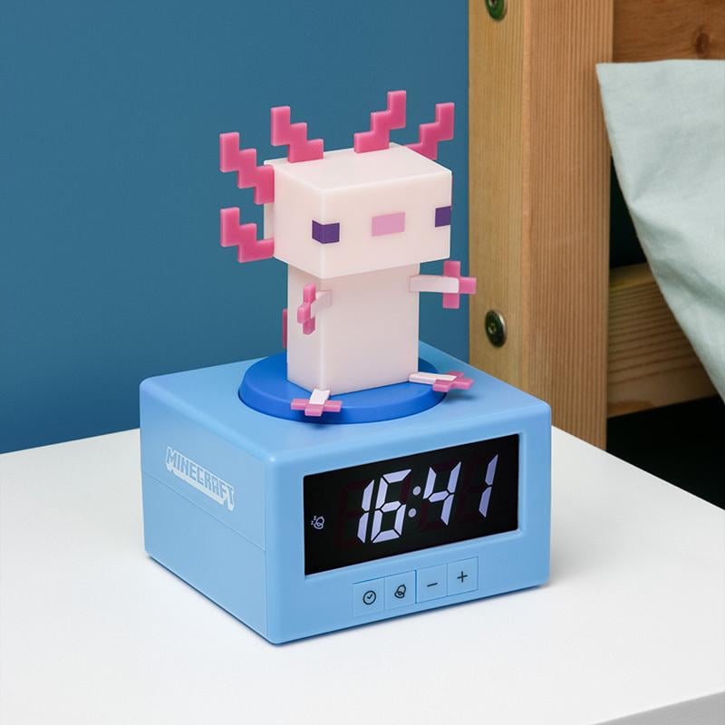 MINECRAFT - Axoloti - Réveil Lumineux Icon 12cm