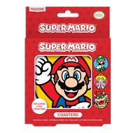 SUPER MARIO - Set de 4 Sous-Verre en Silicone
