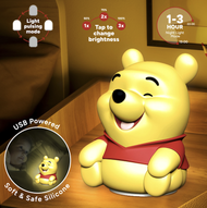 WINNIE L'OURSON - Lampe Décorative 'SquishyGlo' Rechargeable