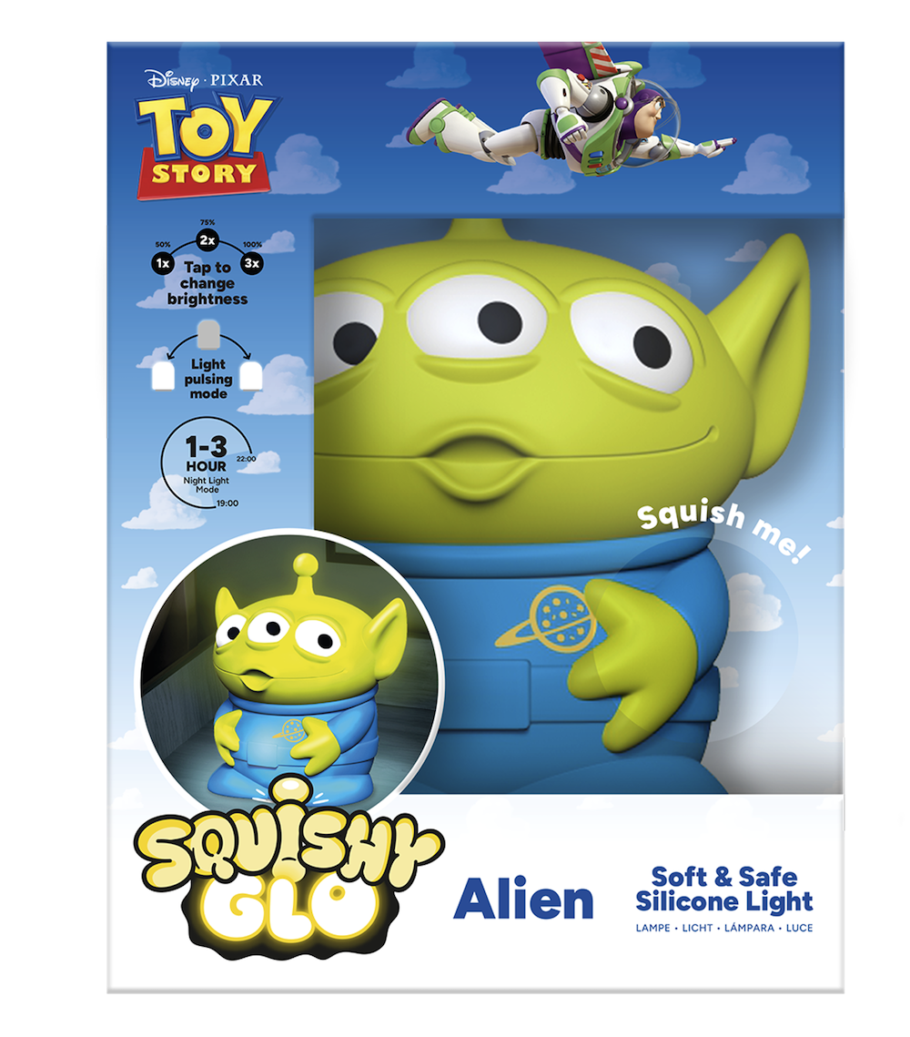 TOY STORY - Alien - Lampe Décorative 'SquishyGlo' Rechargeable