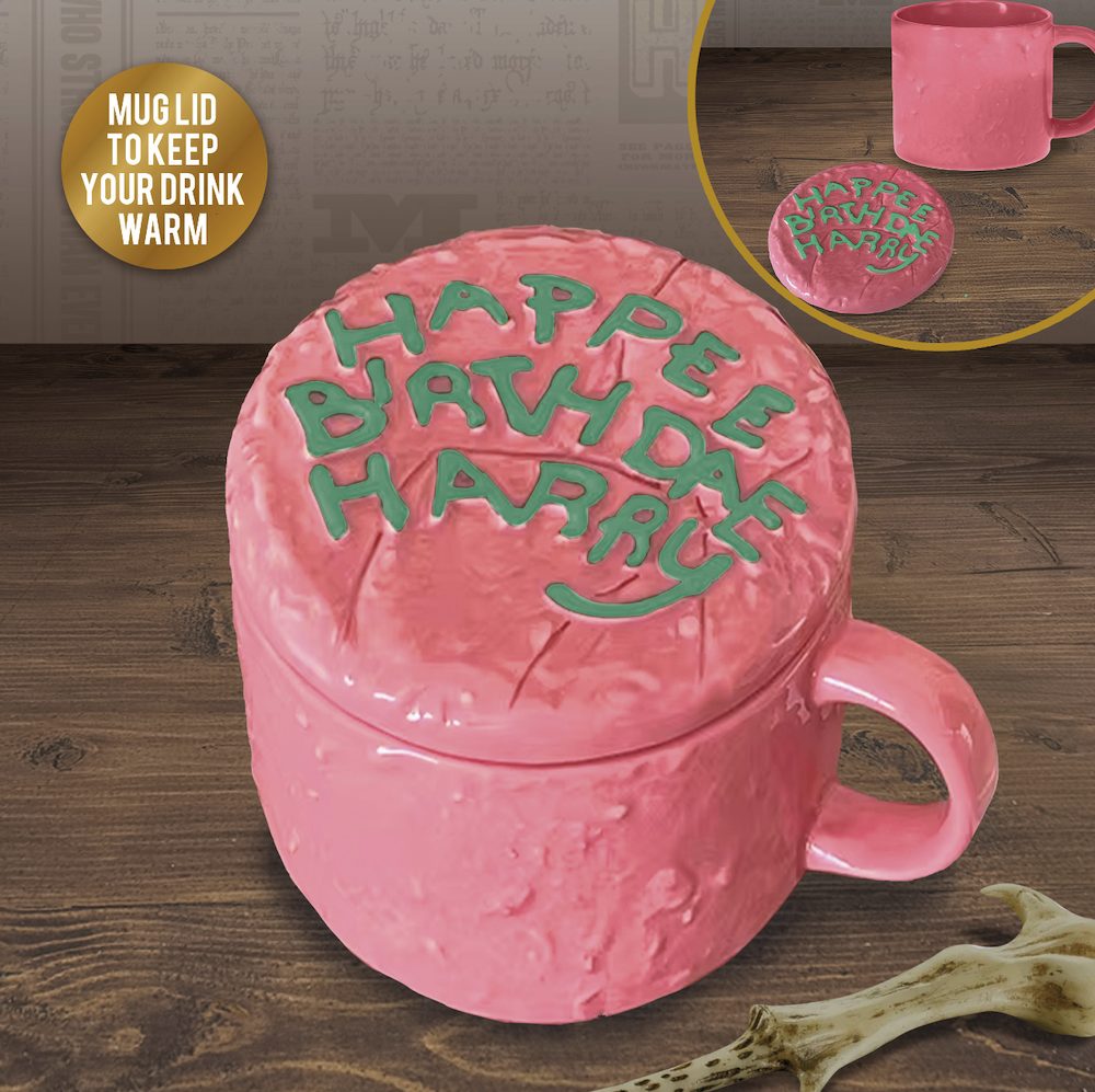 HARRY POTTER - Happee Birthdae - Mug Shaped Cake avec couvercle