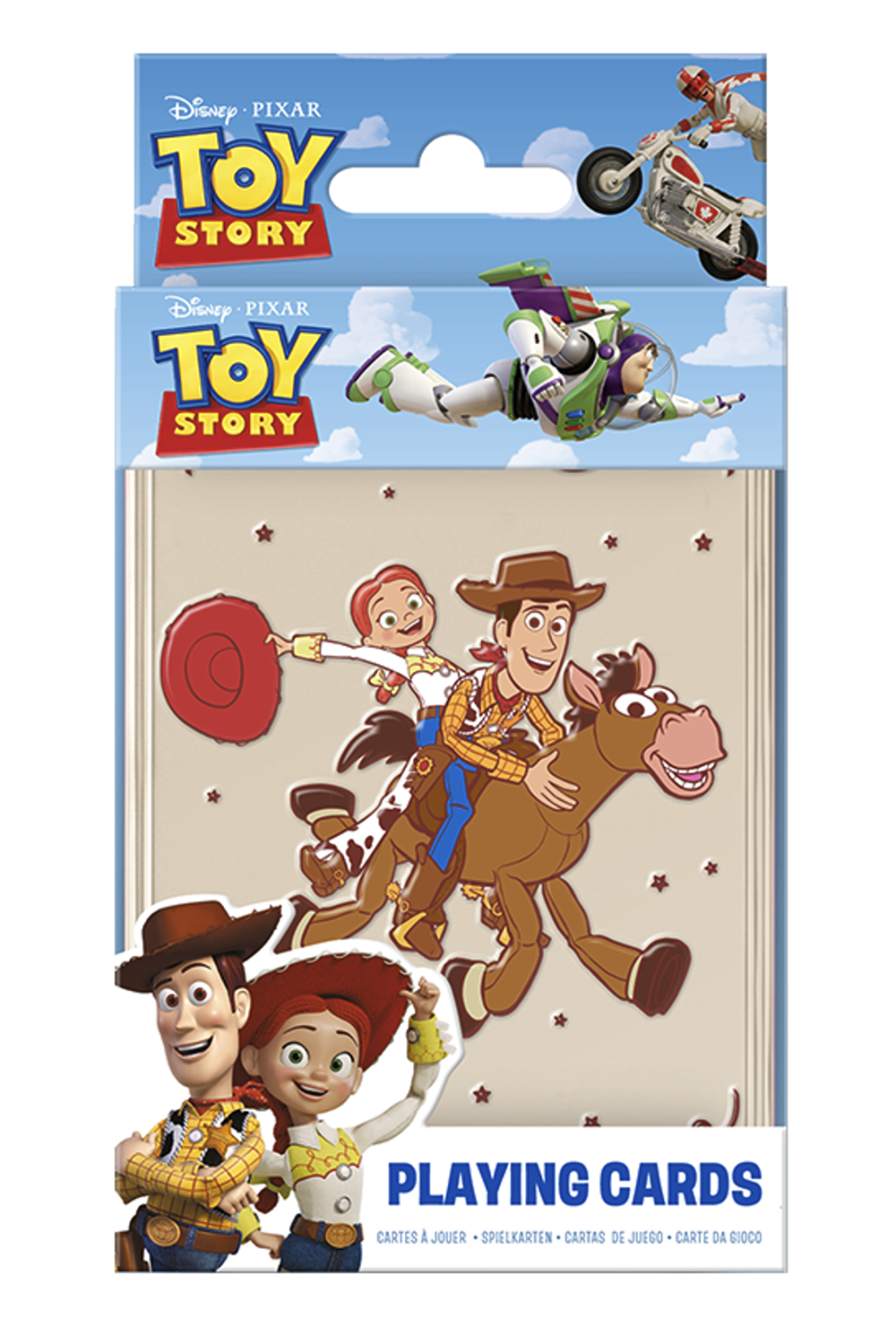 TOY STORY - Cowboy - Jeu de Cartes dans une Boite en Métal
