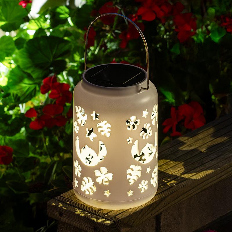 STITCH - Lanterne Solaire Ext. Projection 'LunaGlo'