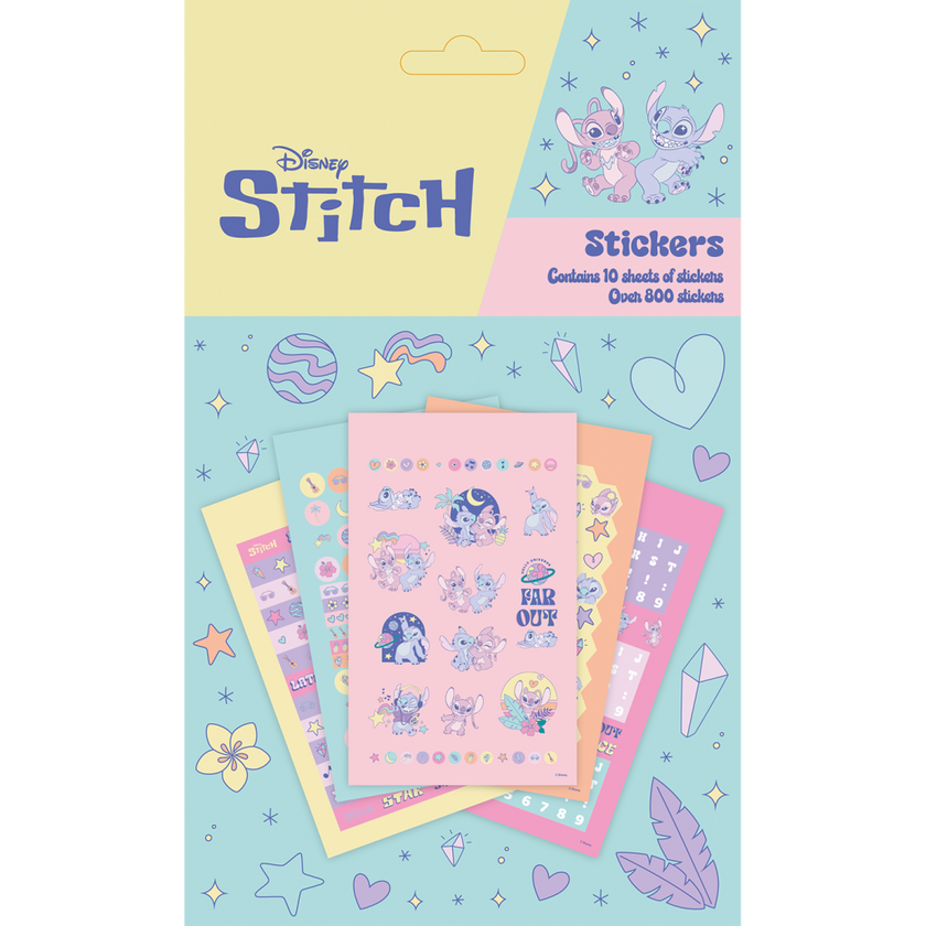 STITCH & ANGEL - Space Rocks - Pack de Stickers  800pc