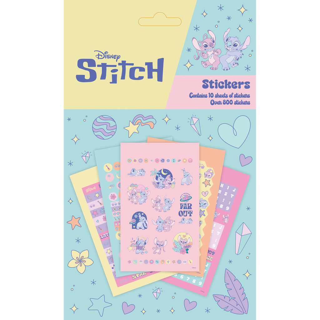 STITCH & ANGEL - Space Rocks - Pack de Stickers  800pc