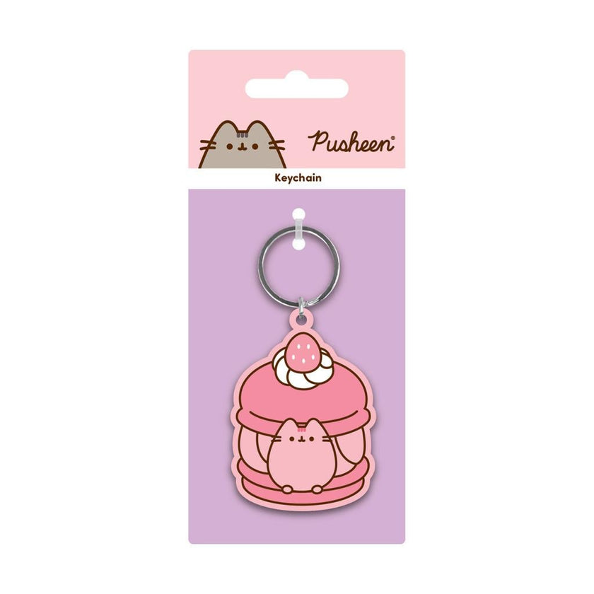 PUSHEEN - Macarons - Porte-clés en PVC