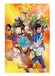 DRAGON BALL SUPER - Survivants - Poster 3D - 58x38cm