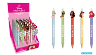 PRINCESSES - Stylo à Gel Effaçable +Head Topper (Display de 30pcs)