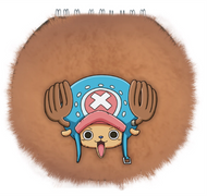 ONE PIECE - Chopper - Notebook Fuzzy Rond