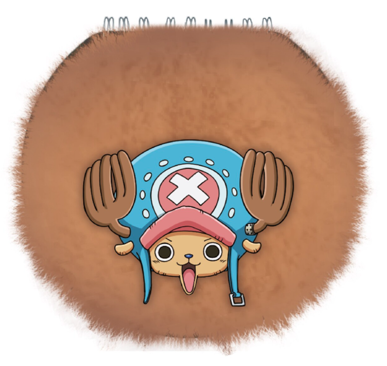 ONE PIECE - Chopper - Notebook Fuzzy Rond