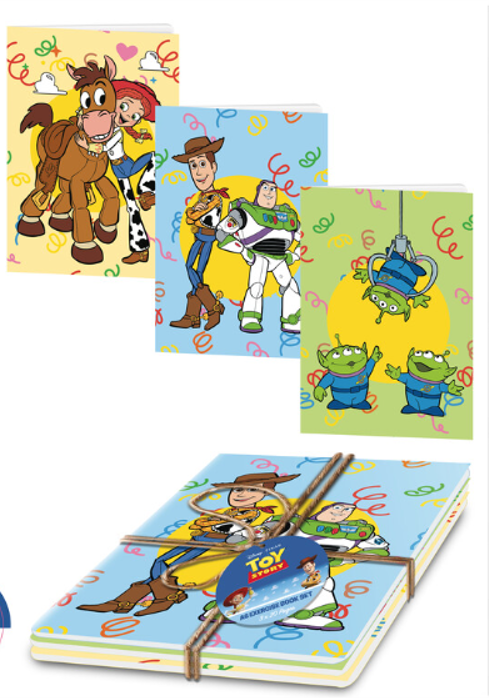 TOY STORY - Set de 3 Livres d'Exercices