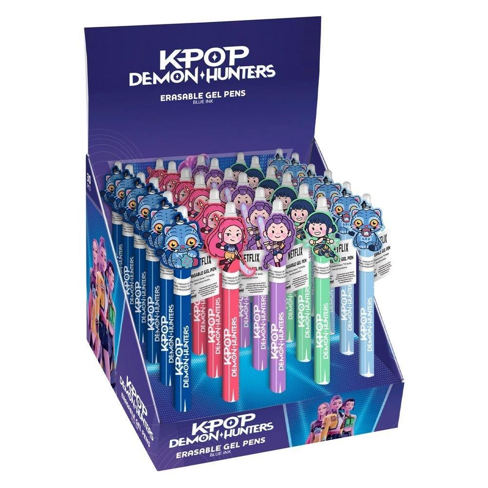 K-POP - Stylo à Gel Effaçable +Head Topper (Display de 30pcs)