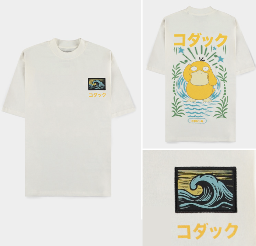 POKEMON - Psykokwak - T-Shirt Loose Fit Homme (S)