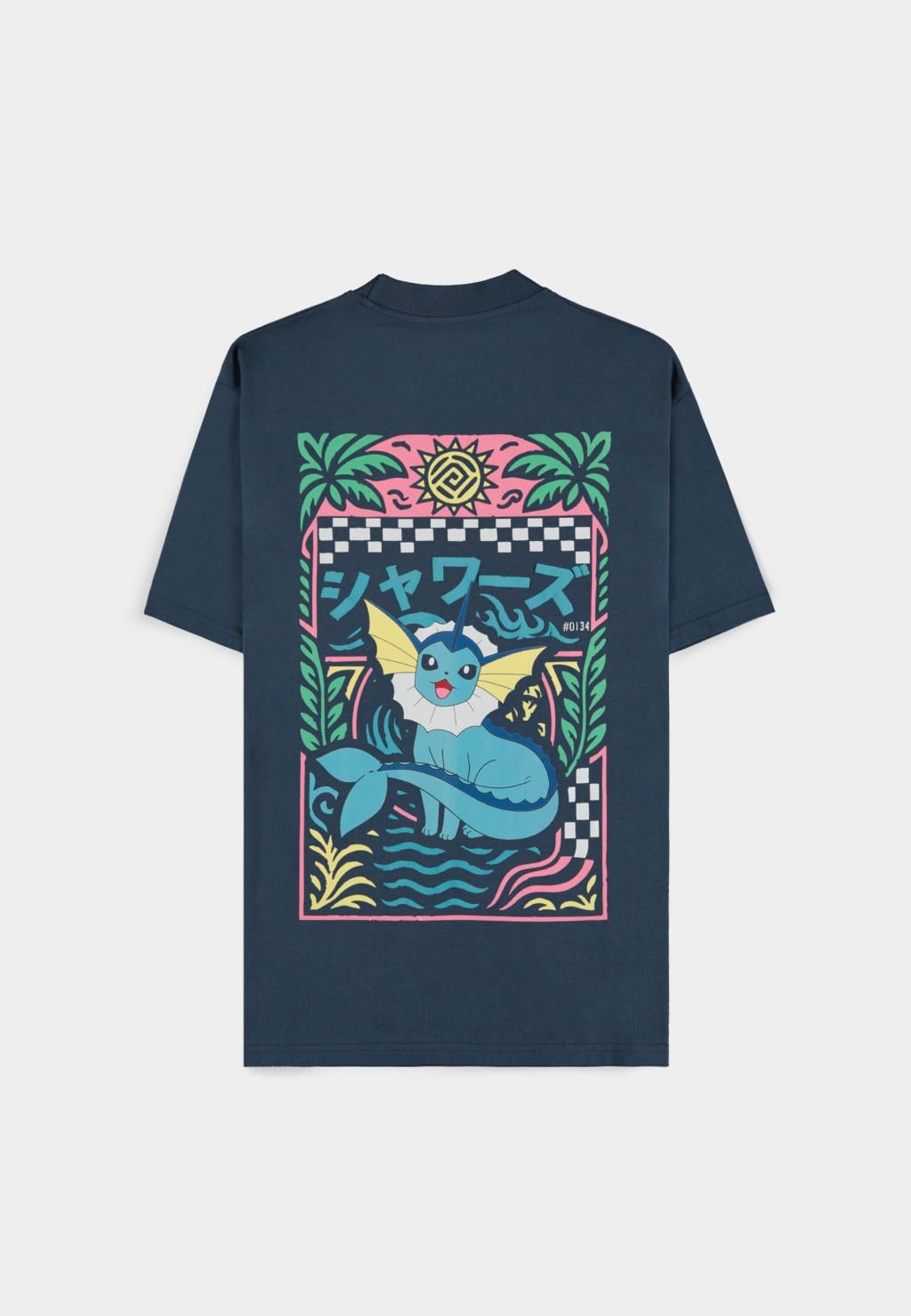 POKEMON - Aquali - T-Shirt Loose Fit Homme (M)
