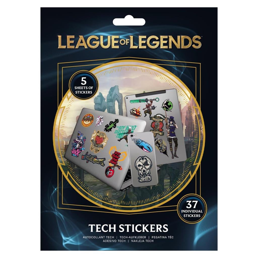 LEAGUE OF LEGENDS - Pack de Stickers Tech